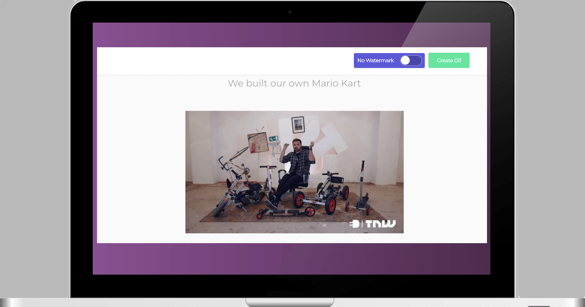 Here's how to make GIFs from a  video
